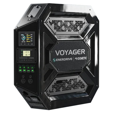 ENERDRIVE VOYAGER SYSTEM LEFT 3000W/100A INVERTER-CHARGER 40DC INC SIMARINE SCQ50